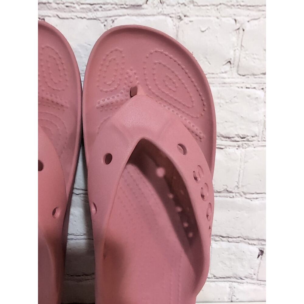 Crocs Baya Platform Flip Flop Thong Pink Rubber Women's 10 Excellent Condition - Picture 4 of 12